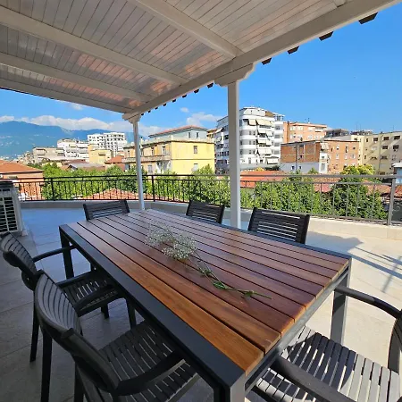 Terrace Flat In Heart Of Tirana